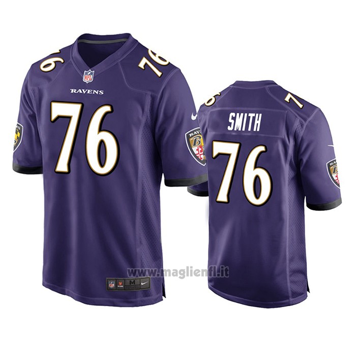 Maglia NFL Game Baltimore Ravens Andre Smith Viola